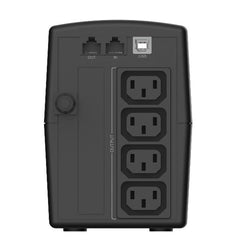 UPS 1000VA 600W, IEC x 4, HID USB, RJ45 In/Out, AVR