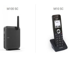00004610 - Snom M110 DECT-IP SingleCell bundle: M100 & M10. Up to 6 parallel calls, Up to 8 handsets