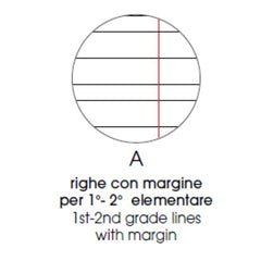 QUADERNO MAXI CARTONATO COLOR A4 80GR - A