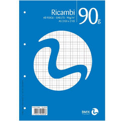 RICAMBI NON RINFORZATI A5 90GR - 4MM