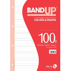 RICAMBI RINFORZATI BANDUP A4 100GR - 1 RIGO