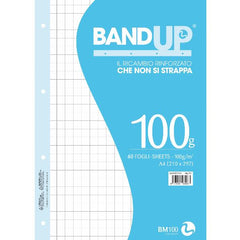 RICAMBI RINFORZATI BANDUP A4 100GR - 10F