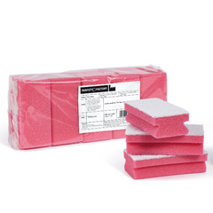 Confezione 10 SPUGNE "PRO Color" FIBRA ANTIGRAFFIO - rosso