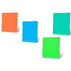 QUADERNI MONOCROMO SKIP FLUO SPIRALATI A4 80GR - 5MM
