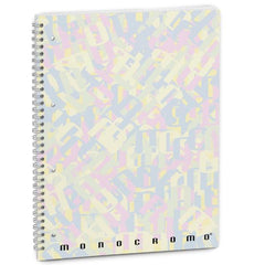 QUADERNO SPIRALATO MONOCROMO MULTICOLOR A4 80GR - 5MM - PAGINE COLORATE