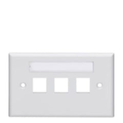 LEVITON -PIASTRA FRONTALE ORIZZONTALE A 3 PORTE