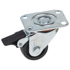 SET 4 RUOTE PIVOTTANTI, DI CUI 2 CON FRENO, PORTATA 500KG