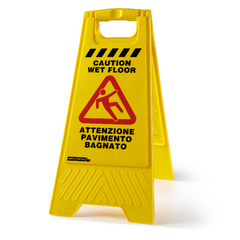 CARTELLO SEGNALATORE  WET FLOOR