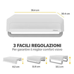 100016561-Breyta™ Supporto Monitor - Bianco