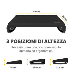 Breyta™ poggiapiedi nero