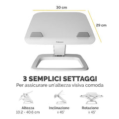 100016995-Hana™ LT Supporto laptop - bianco
