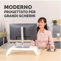 100016996-Hana™ LT Supporto monitor - Bianco