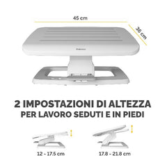 100016999-Hana™ LT Poggiapiedi - Bianco