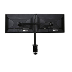 100091504 Braccio doppio monitor Focus Nero