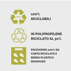 Cartella progetto Holos 3 marrone in plastica riciclata