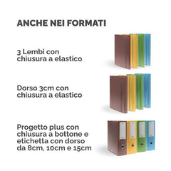 Scatola progetto Holos D10 giallo in plastica riciclata