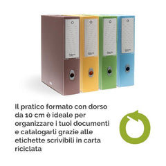 Scatola progetto Holos D10 azzurro in plastica riciclata