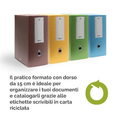 Scatola progetto Holos D15 marrone in plastica riciclata