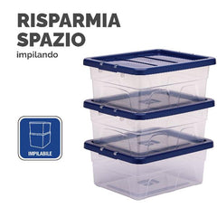 Scatola in plastica coperchio 15L