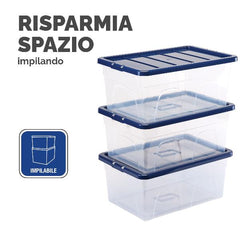 Scatola in plastica coperchio 38L