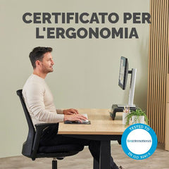 Mousepad poggiapolsi Breyta nero