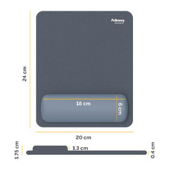 Mousepad poggiapolsi Breyta azzurro