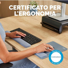 Poggiapolsi tastiera Breyta azzurro