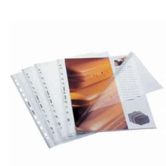 Buste a foratura universale aperte sui 2 lati  antiriflesso conf.50