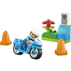 Motocicletta blu della Polizia