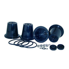 SUPPORTO ANTIVIBRANTE A PAVIMENTO "FERRARI" - KIT COMPLETO CON VITI - CONFEZIONE DA 4 PEZZI