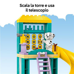 Divertimento al parco giochi di Bluey e Chloe