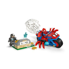 Spidey sulla moto contro Rhino