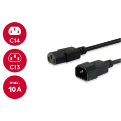 EQUIP - CAVO ALIMENTAZIONE da C13 a C14, 3.0m