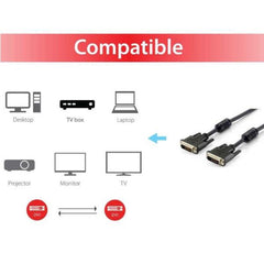 EQUIP - CAVO DVI-D DUAL LINK (24+1) M/M, 5.0m