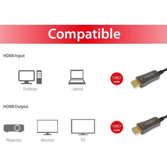 EQUIP - CAVO OTTICO ATTIVO HDMI 2.0 AM/AM, 4K/60Hz, 30m