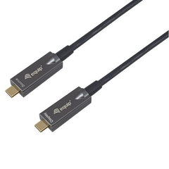 EQUIP - CAVO da USB-C a USB-C OTTICO ATTIVO (AOC), M/M, 4K/60Hz, PD 60W, 10Gbps, 10m