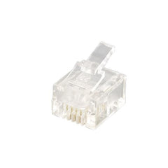 EQUIP - CONNETTORE TELEFONICO, RJ12, 6P4C, Confez. 100pz