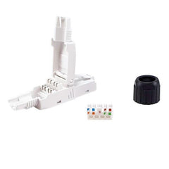 EQUIP - CONNETTORE RJ45 TOOL-FREE CAT.6, confez. 5pz