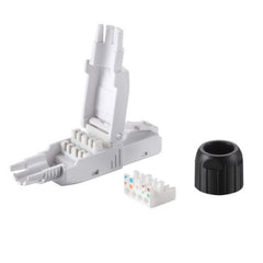 EQUIP - CONNETTORE RJ45 TOOL-FREE CAT.6a, confez. 5pz