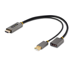 Cavo adattatore da HDMI a DisplayPort da 30 cm - Convertitore attivo da HDMI 2.0 a DP 1.2
