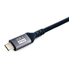 EQUIP - CAVO USB 4 GEN.3 Type-C M/M - 8K/60Hz, 40Gbps, PD3.1 240W -- Nero, 1.2m