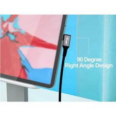 EQUIP - CAVO USB 2.0 da C a C 90°, M/M, PD 100W, 3.0m