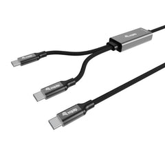 EQUIP - CAVO DI RICARICA USB-C a C a Y, PD 3.1 140W, E-marker, Intrecciato, 1.5m