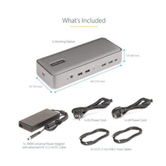 KVM Docking Station USB-C per due laptop