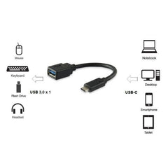 EQUIP - ADATTATORE da USB-C a USB-A, M/F, 5Gbs