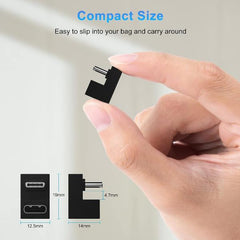 EQUIP - ADATTATORE USB-C U plug, 10Gbps, PD 100W, 2-pezzi