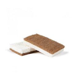 SPUGNA IN CELLULOSA + FIBRA DI COCCO coll. Coco - conf. 2 pezzi