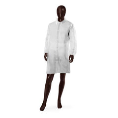 CAMICE VELKRO BIANCO - M