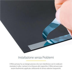 Filtro Privacy per MacBook Pro 21/23 da 14", Privacy Screen Protector con riduzione della Luce Blu, Protezione dello schermo reversibile, +/- 30 gradi