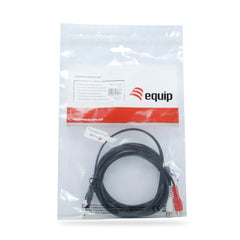 EQUIP - CAVO AUDIO STEREO da 3.5mm a 2x RCA M/F, 2.5mm